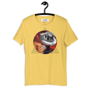 JOAN SEED Graphic T-shirts Yellow / S Ufo Unisex Essential Fit Crew Neck T-Shirt