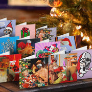 JOAN SEED Greeting & Note Cards Set of 10 Christmas Greeting Cards