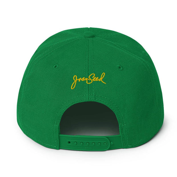 JOAN SEED Hats Stay High Embroidered Snapback Cap