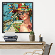 JOAN SEED Illustrations and Posters Roadtrip Fascinator Poster