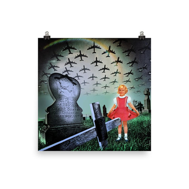 JOAN SEED Illustrations and Posters Poster 18x18" Time Slip in the Potter's Field Poster