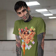 JOAN SEED Men’s art fashion Clowns of Temptation (Boy) Men's Essential Fit Crew Neck T-Shirt