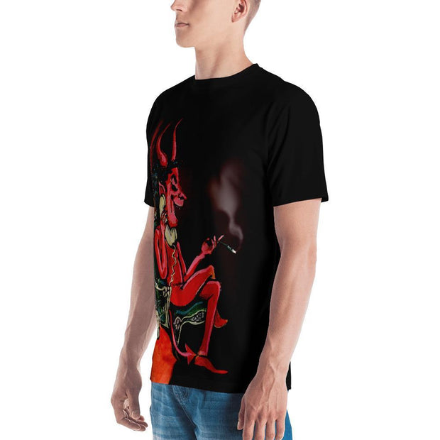 JOAN SEED Men’s art fashion Devil Men’s Print T-Shirt