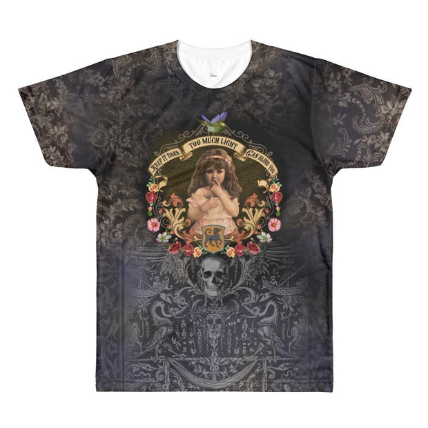 JOAN SEED Men’s art fashion XS Keep it Dark Men’s Print T-Shirt