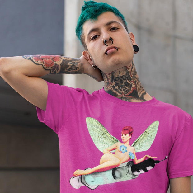 JOAN SEED Men’s fashion Botox Fairy Men's Essential Fit Crew Neck T-Shirt