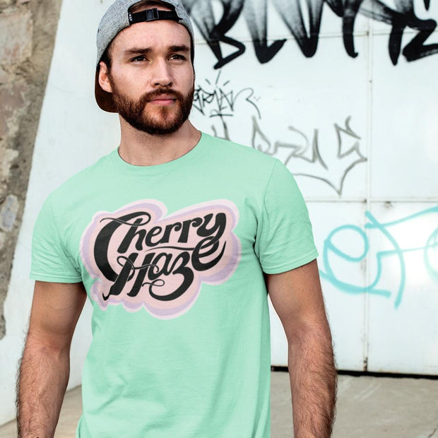 JOAN SEED Men’s fashion Cherry Haze Men's Essential Fit Crew Neck T-Shirt