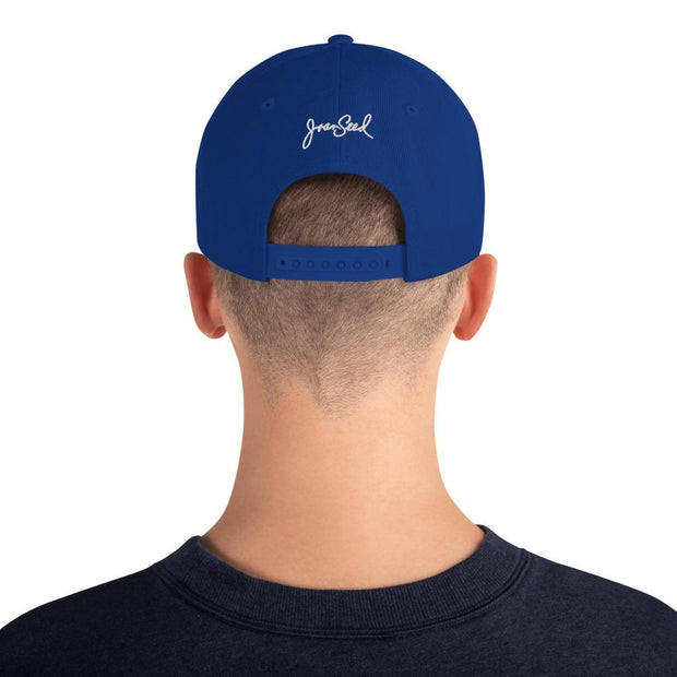 JOAN SEED Nice Cock Embroidered Snapback Cap