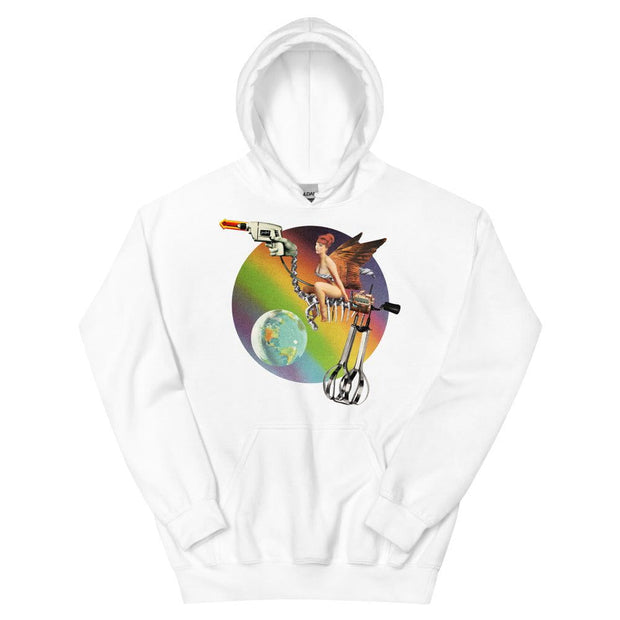 JOAN SEED Outerwear White / S Misfit Fairy Unisex Midweight Hoodie