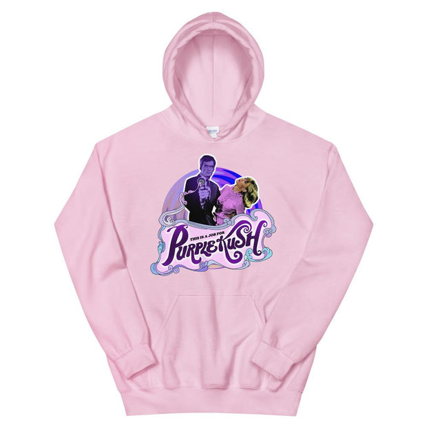JOAN SEED Outerwear Light Pink / S Purple Kush Unisex Midweight Hoodie