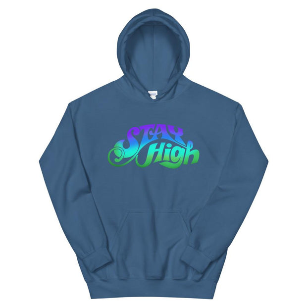 JOAN SEED Outerwear Indigo Blue / S Stay High Unisex Midweight Hoodie