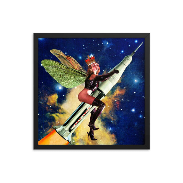 JOAN SEED Posters, Prints, & Visual Artwork Rocket Fairy Poster
