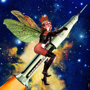 JOAN SEED Posters, Prints, & Visual Artwork Rocket Fairy Poster