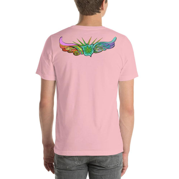 JOAN SEED Shirts & Tops Cannabis Airlines Men's Essential Fit Crew Neck T-Shirt
