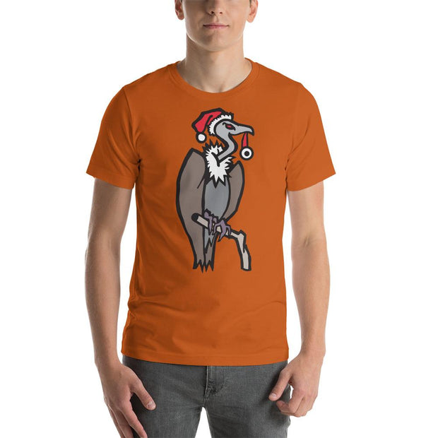 JOAN SEED Shirts & Tops Autumn / S Christmas Vulture Men's Essential Fit Crew Neck T-Shirt