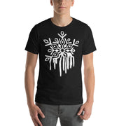 JOAN SEED Shirts & Tops Black Heather / S Snowflake Meltdown Men's Essential Fit Crew Neck T-Shirt