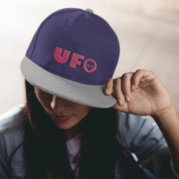 JOAN SEED Sports Products Ufo Embroidered Snapback Cap