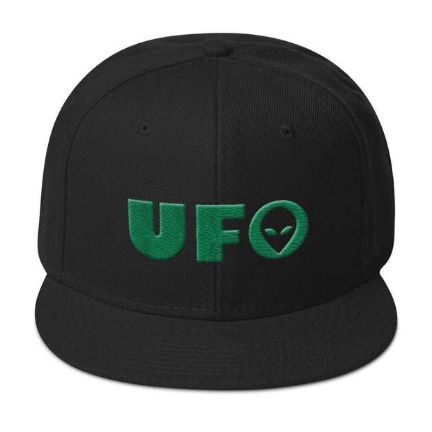JOAN SEED Sports Products GREEN / Black Ufo Embroidered Snapback Cap
