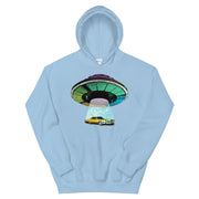 JOAN SEED Unisex Art Fashion Light Blue / S Cadillac Abduction Unisex Midweight Hoodie