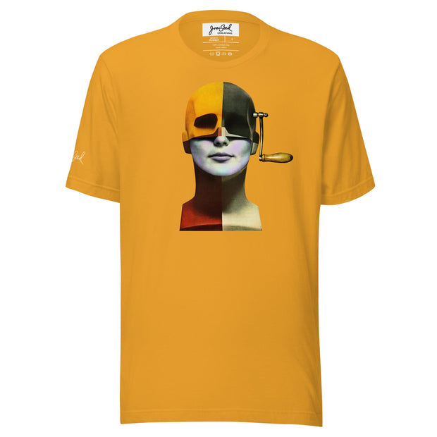 JOAN SEED Mustard / S Wind Up Toy Unisex Essential Fit Crew Neck T-Shirt