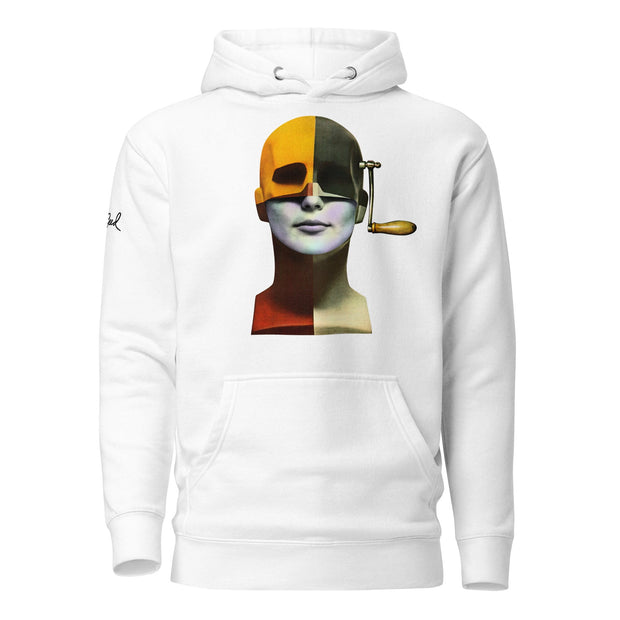 JOAN SEED White / S Wind Up Toy Unisex Midweight Hoodie